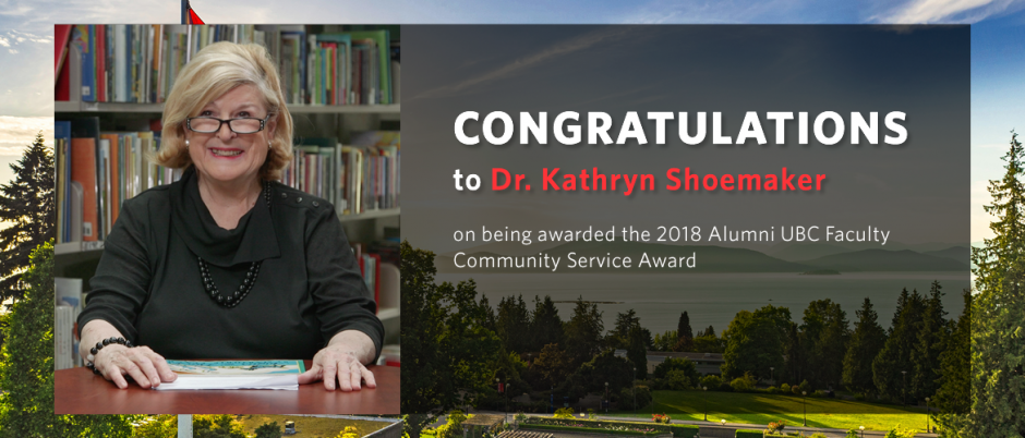 Congratulations to Dr. Kathryn Shoemaker for winning the 2018 Alumni ...